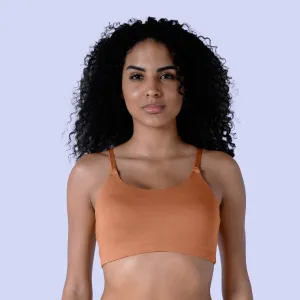 Seamless Cloud Soft Slip-on Lounge Bra with Detachable Straps