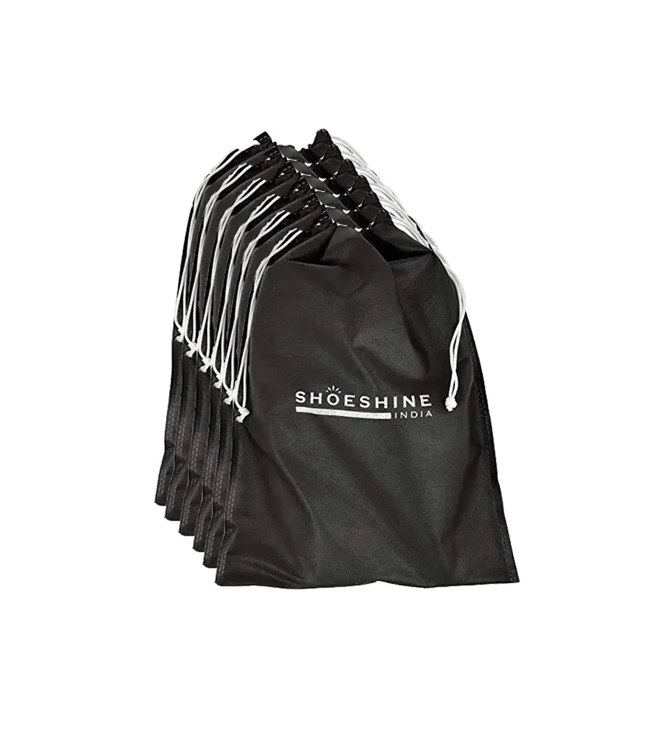 SHOESHINE Shoe Bag (Pack of 12) Shoe Storage bag for home & travel - Beige