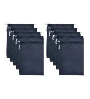SHOESHINE Shoe Bag (Pack of 18) Water Resistant and Dust Proof Shoe Storage Bag - Grey