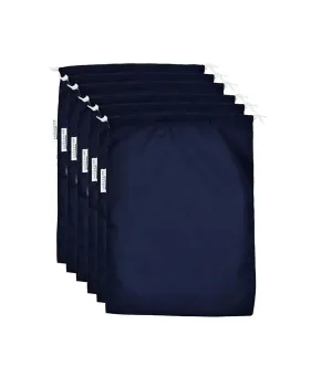 SHOESHINE Shoe Bag (Pack of 6) Water Resistant and Dust Proof Shoe Storage Bag - Navy Blue