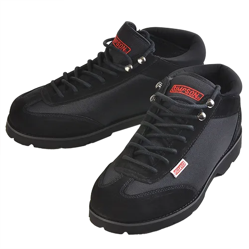 Simpson Racing Garage Crew Shoes5 - Black