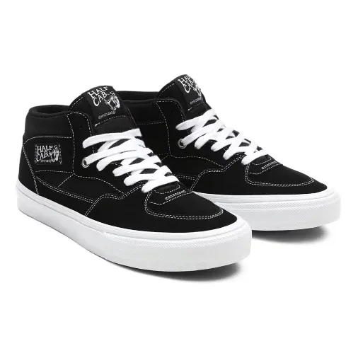 Skate Half Cab Black White