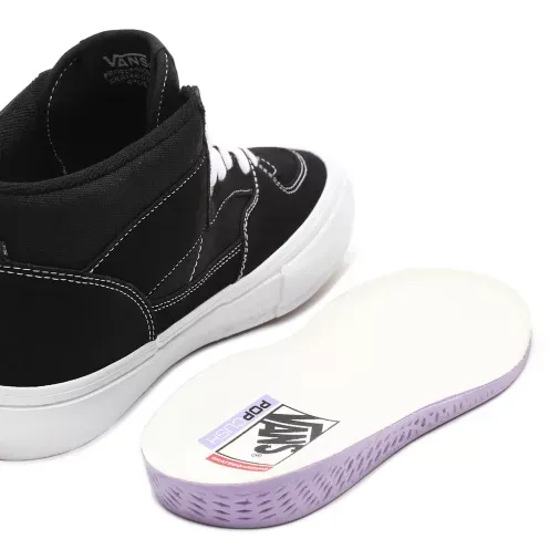 Skate Half Cab Black White