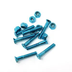 Skate Hardware Kit - Blue Chrome