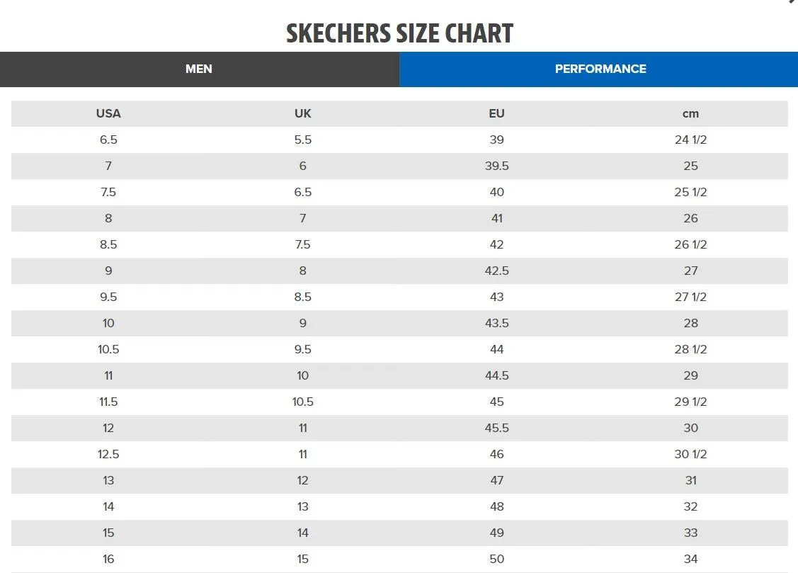 Skechers (GAR232303) Mens Sports Arch Fit Shoes in UK 6 to 12