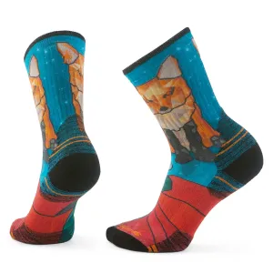 Smartwool Women's Hike Geo Fox Print Crew Socks - Capri