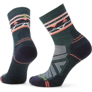Smartwool Women's Performance Hike Light Cushion Ethno Graphic Mid Crew