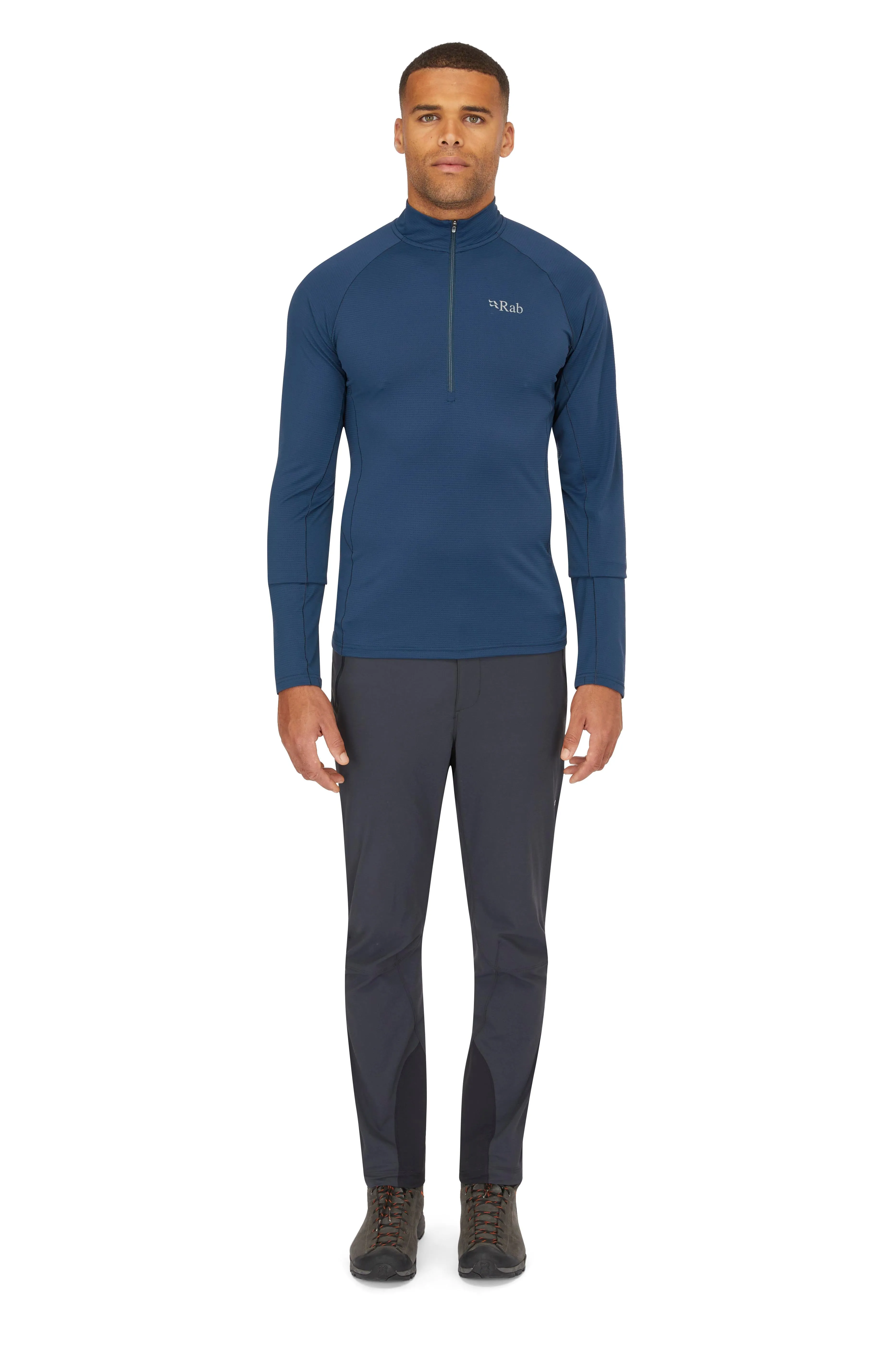 SONIC LS ZIP BASELAYER - TEMPEST BLUE