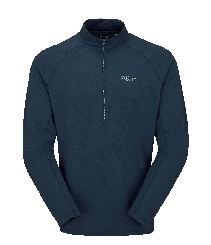 SONIC LS ZIP BASELAYER - TEMPEST BLUE