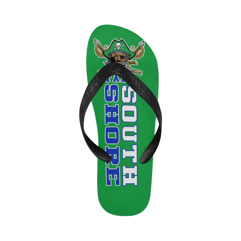 South Shore Green Universal Flip Flops for Men/Women v2.1