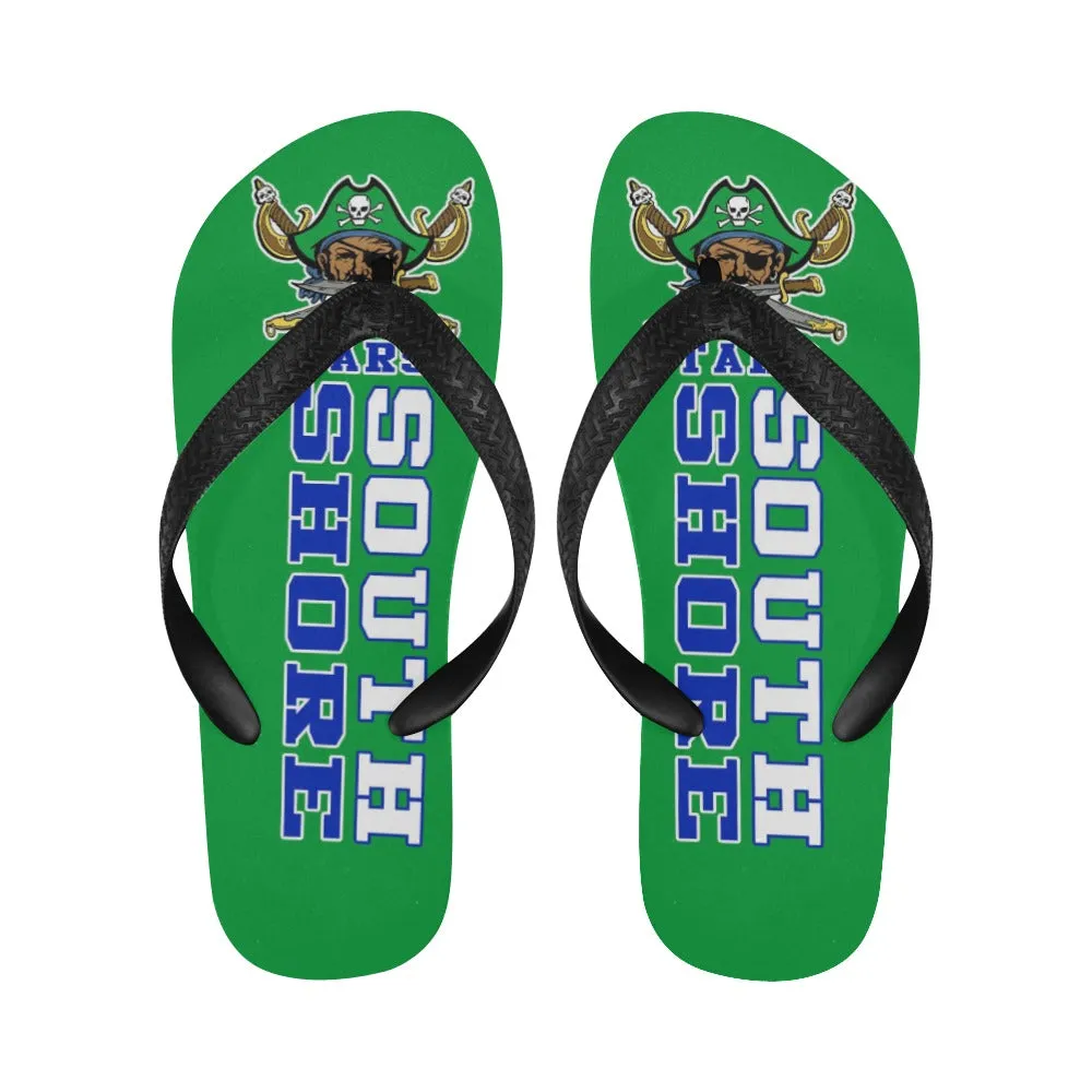 South Shore Green Universal Flip Flops for Men/Women v2.1