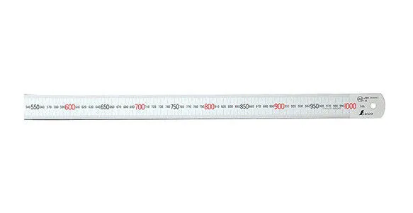 Stainless steel rulers "pick-up"  (Shinwa)