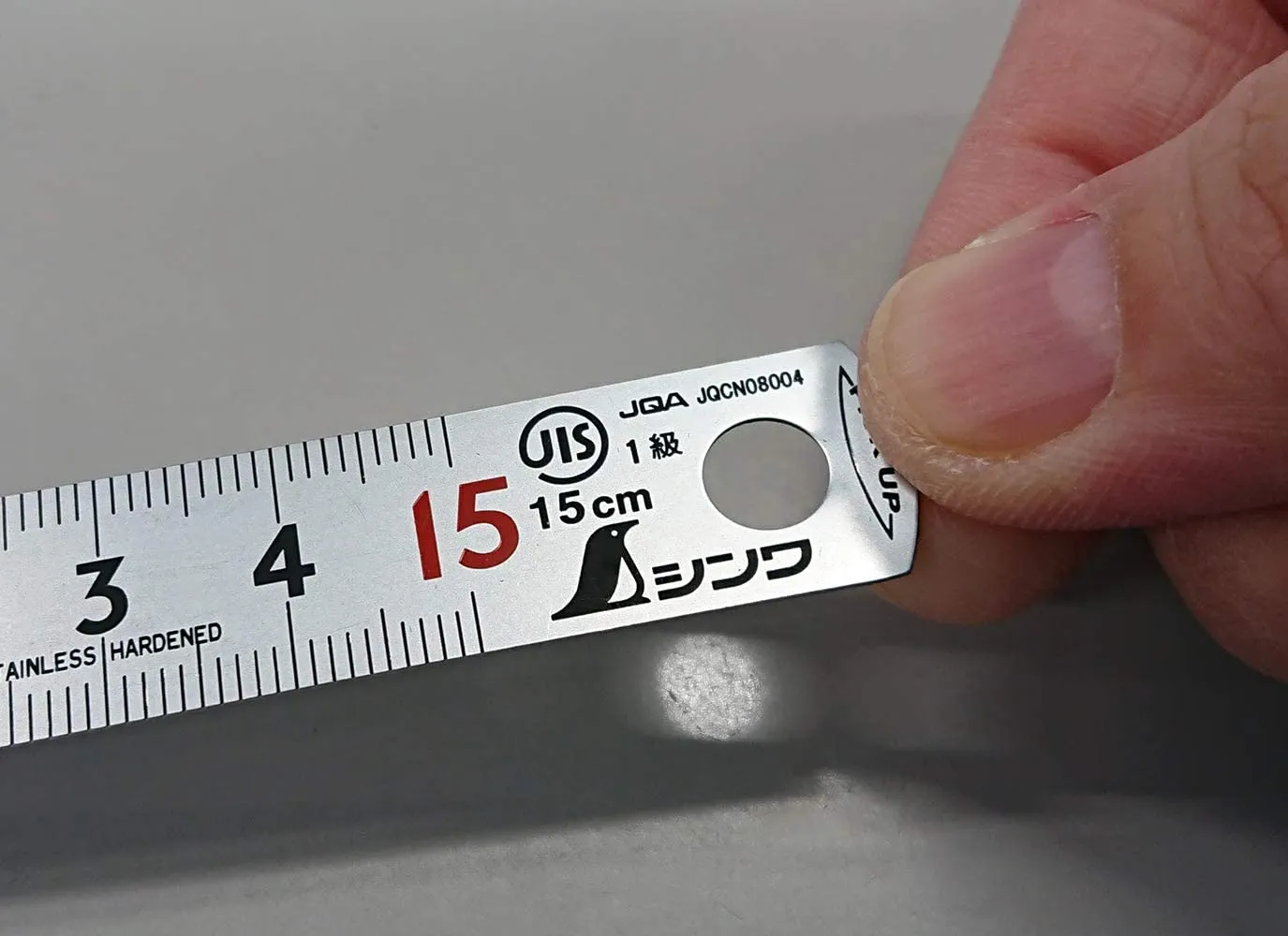Stainless steel rulers "pick-up"  (Shinwa)