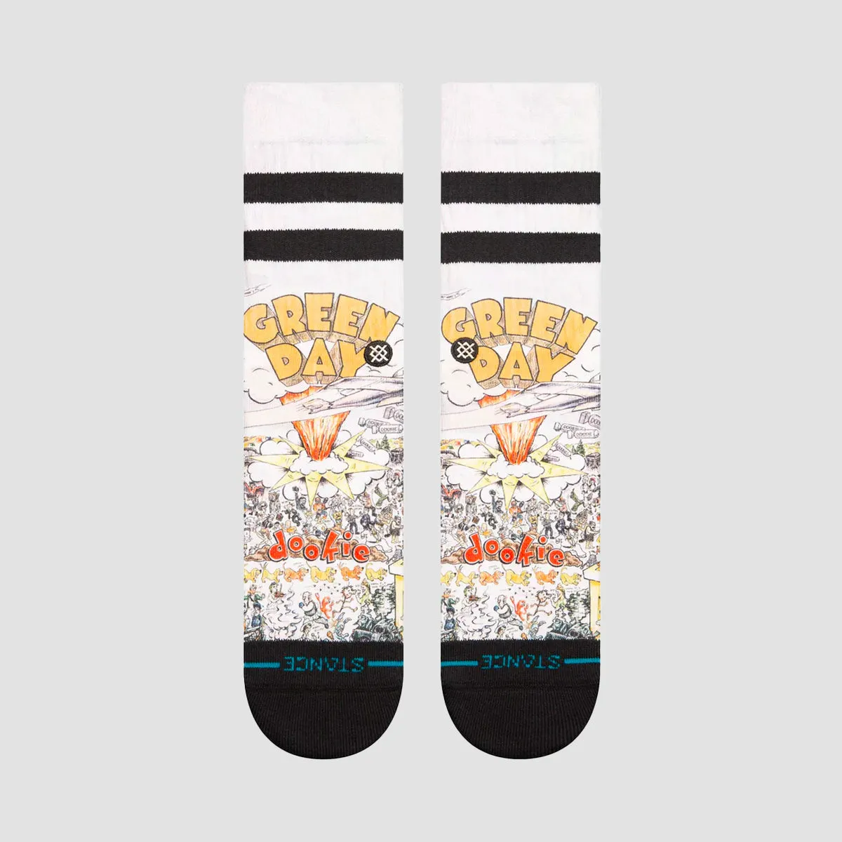 Stance Green Day Basket Case Crew Socks Multi