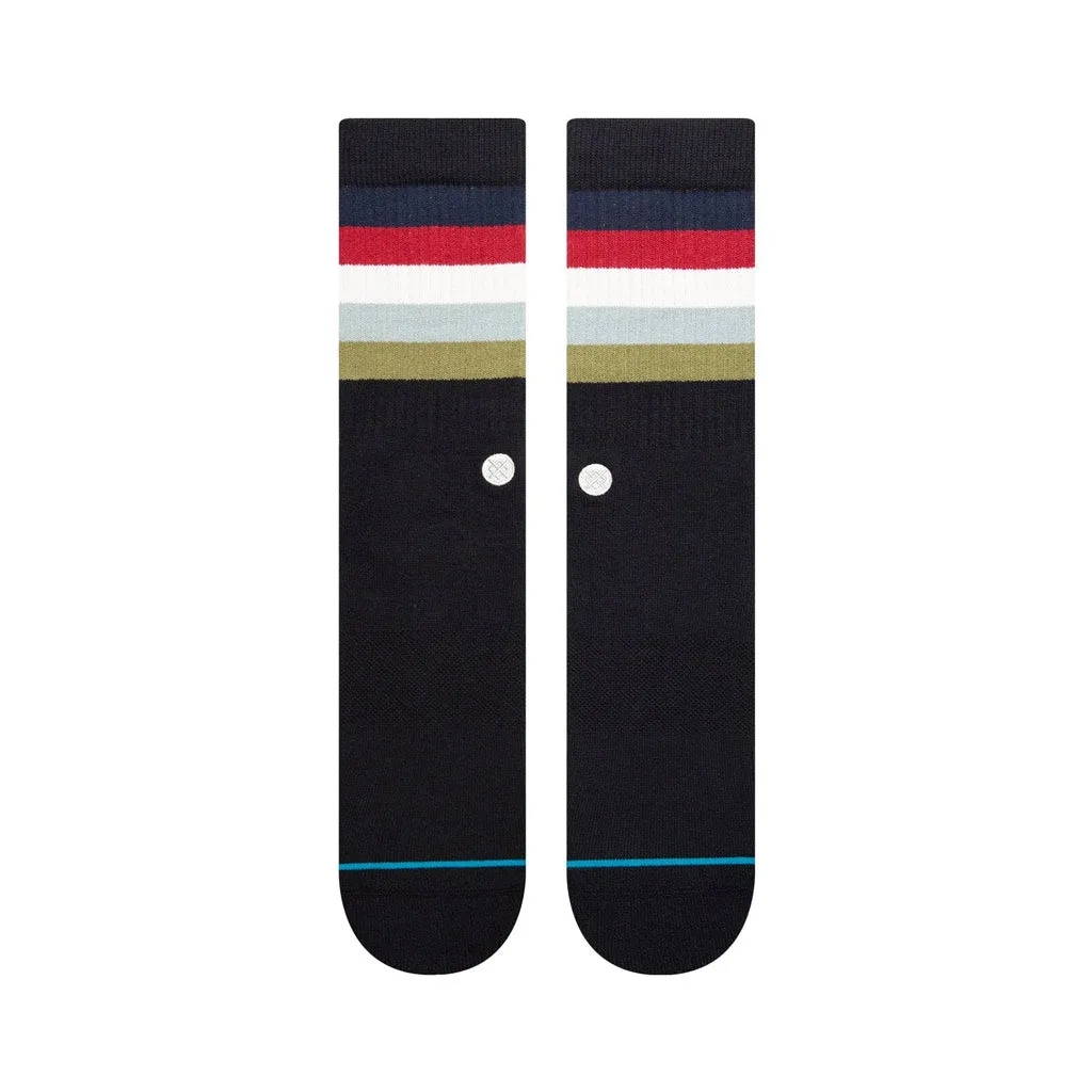 STANCE MALIBOO CREW SOCKS - BLACK FADE