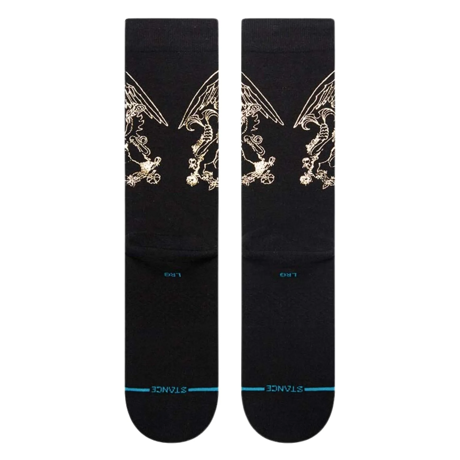 Stance X Queen Golden Socks - Black