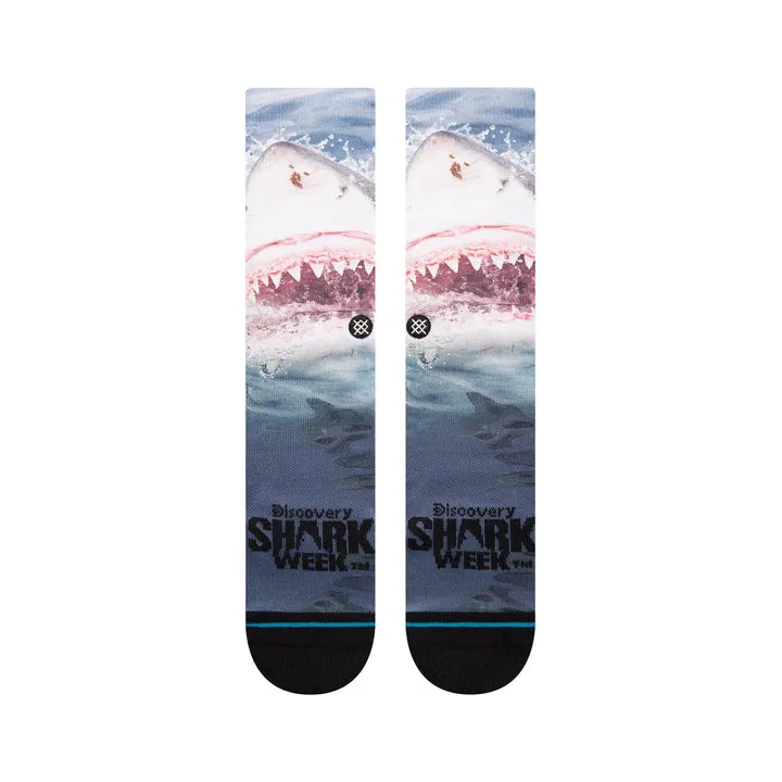 Stance X Shark Week Pearly Whites Crew Socks