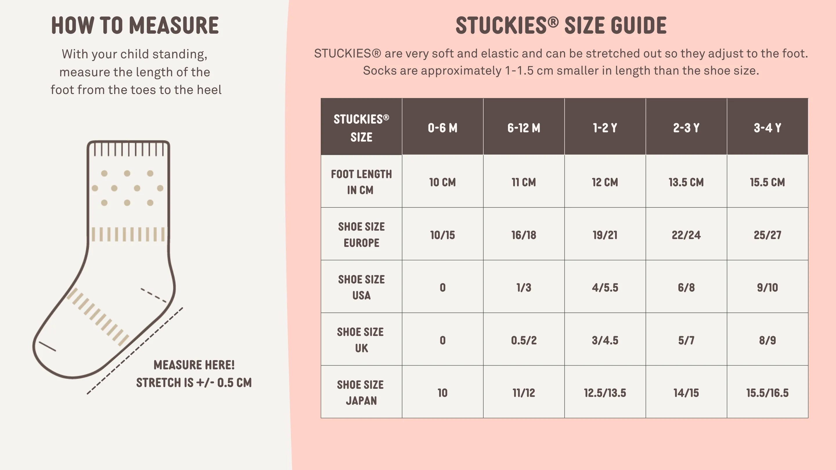 STUCKIES® NON-SLIP SOCKS SAND