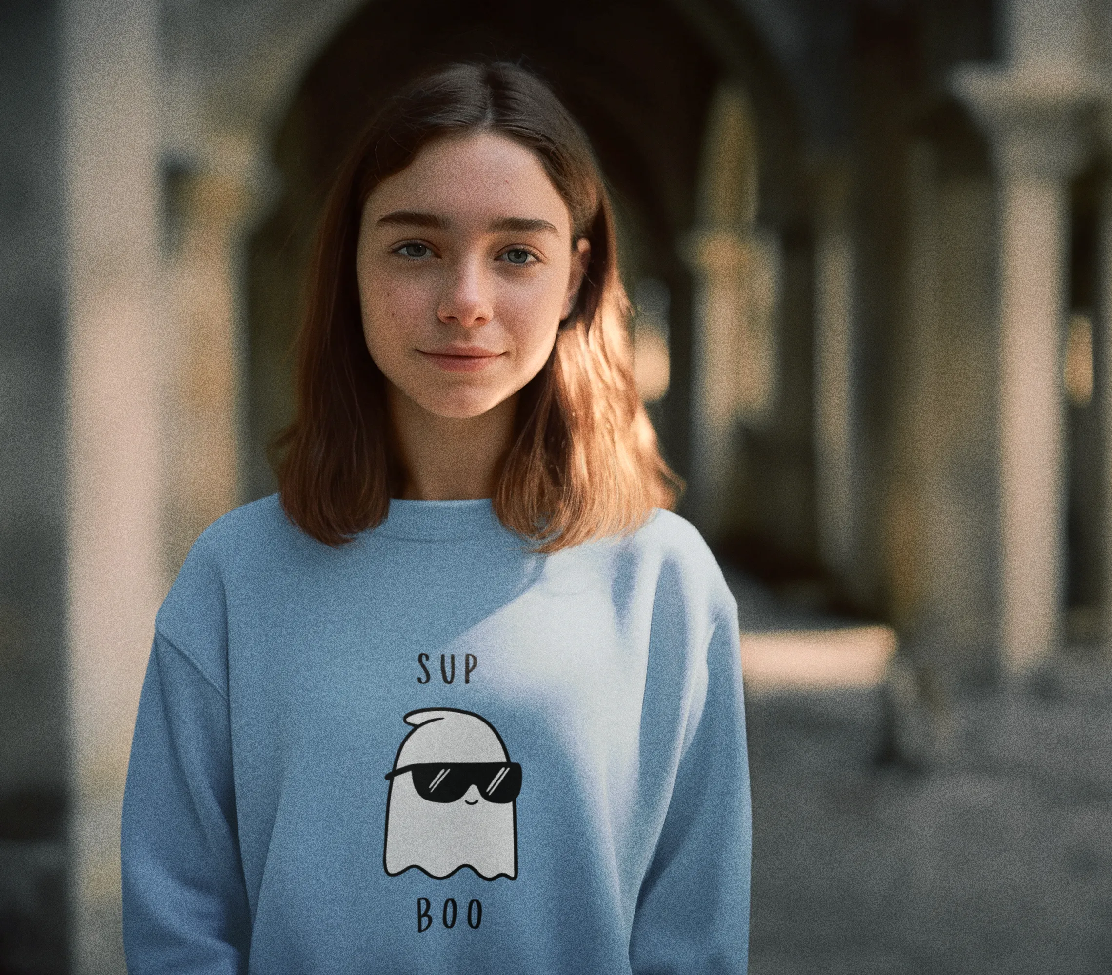 SUP BOO CREWNECK SWEATSHIRT