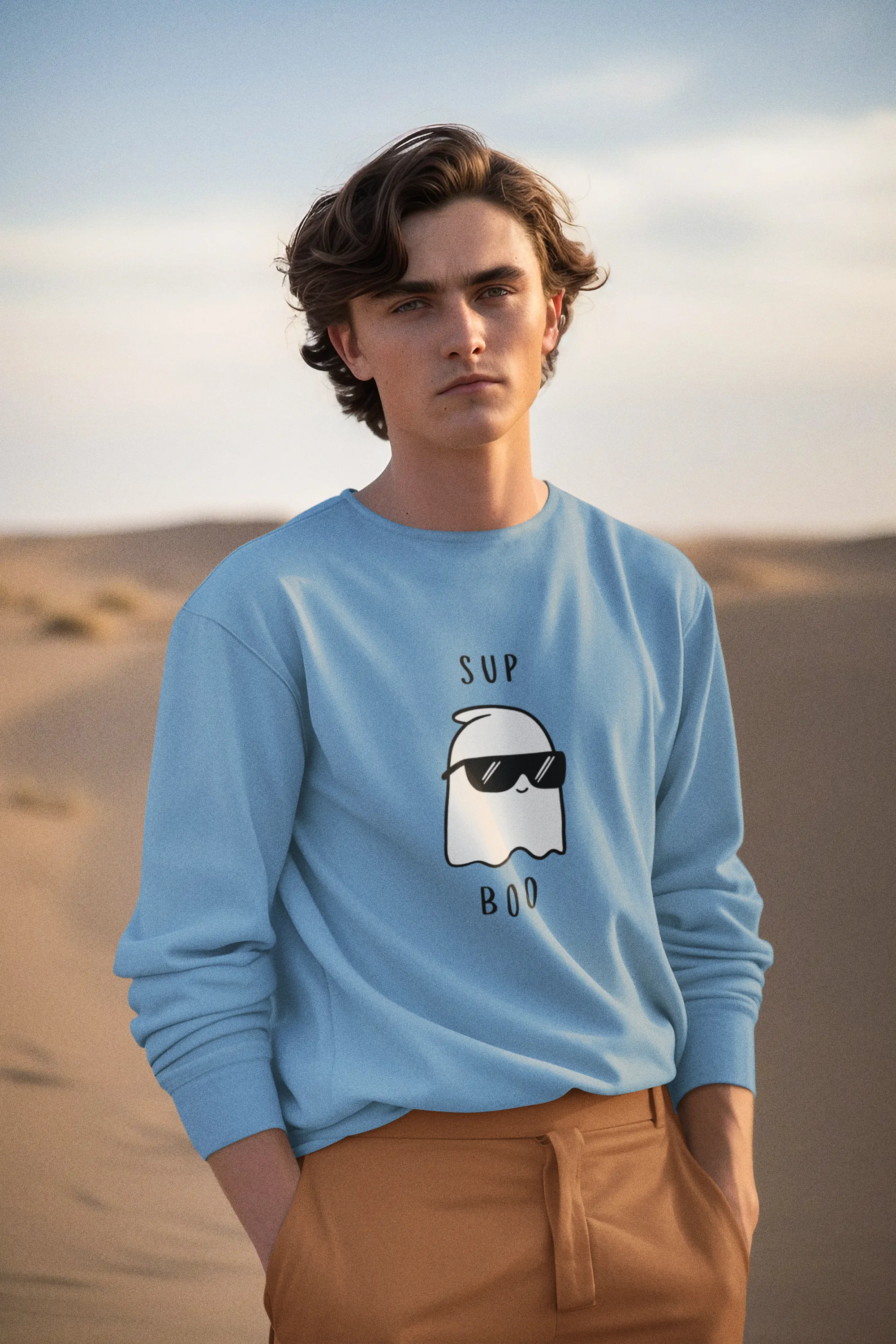 SUP BOO CREWNECK SWEATSHIRT