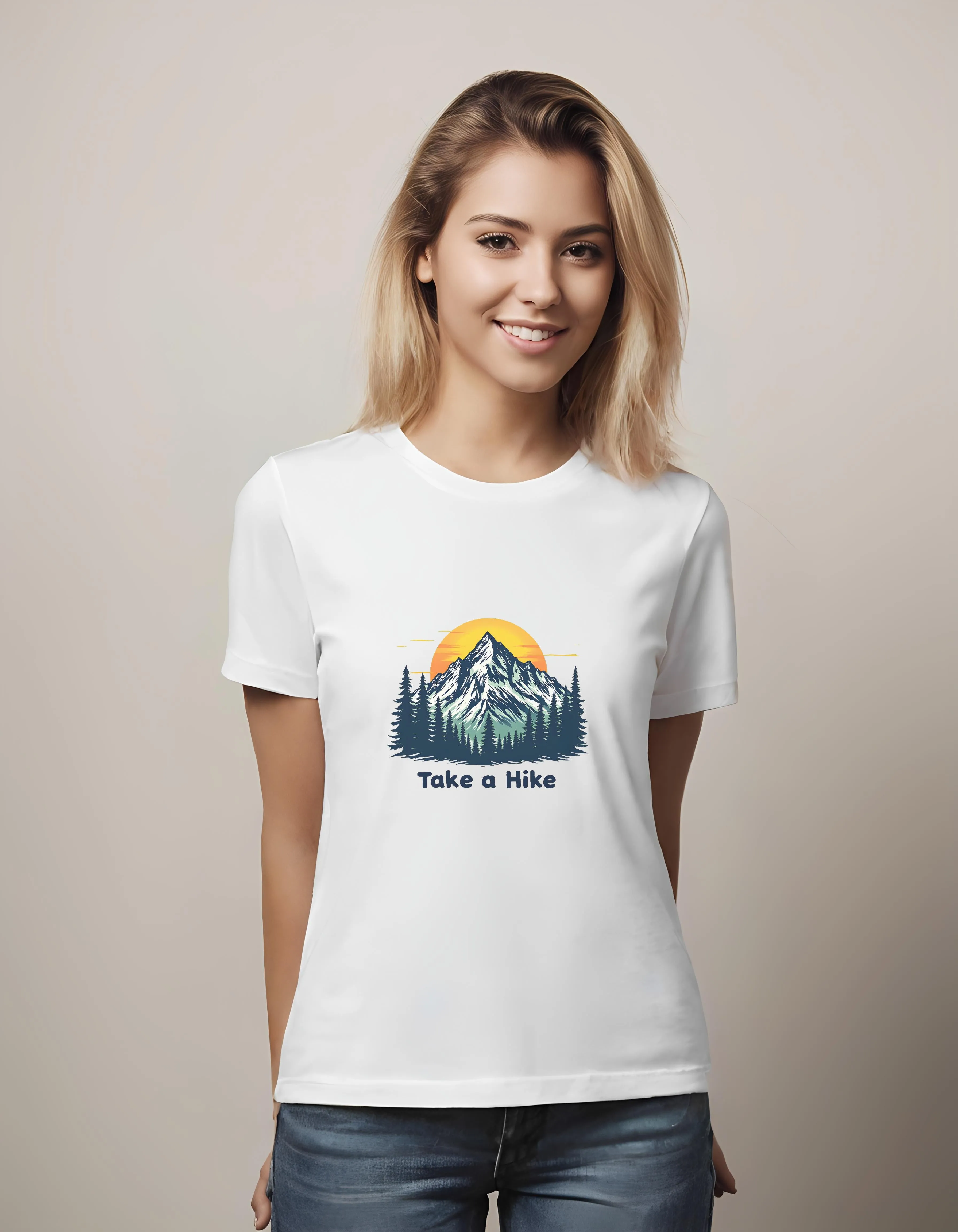 Take a Hike Mountain Design | Classic T-Shirt (Unisex)