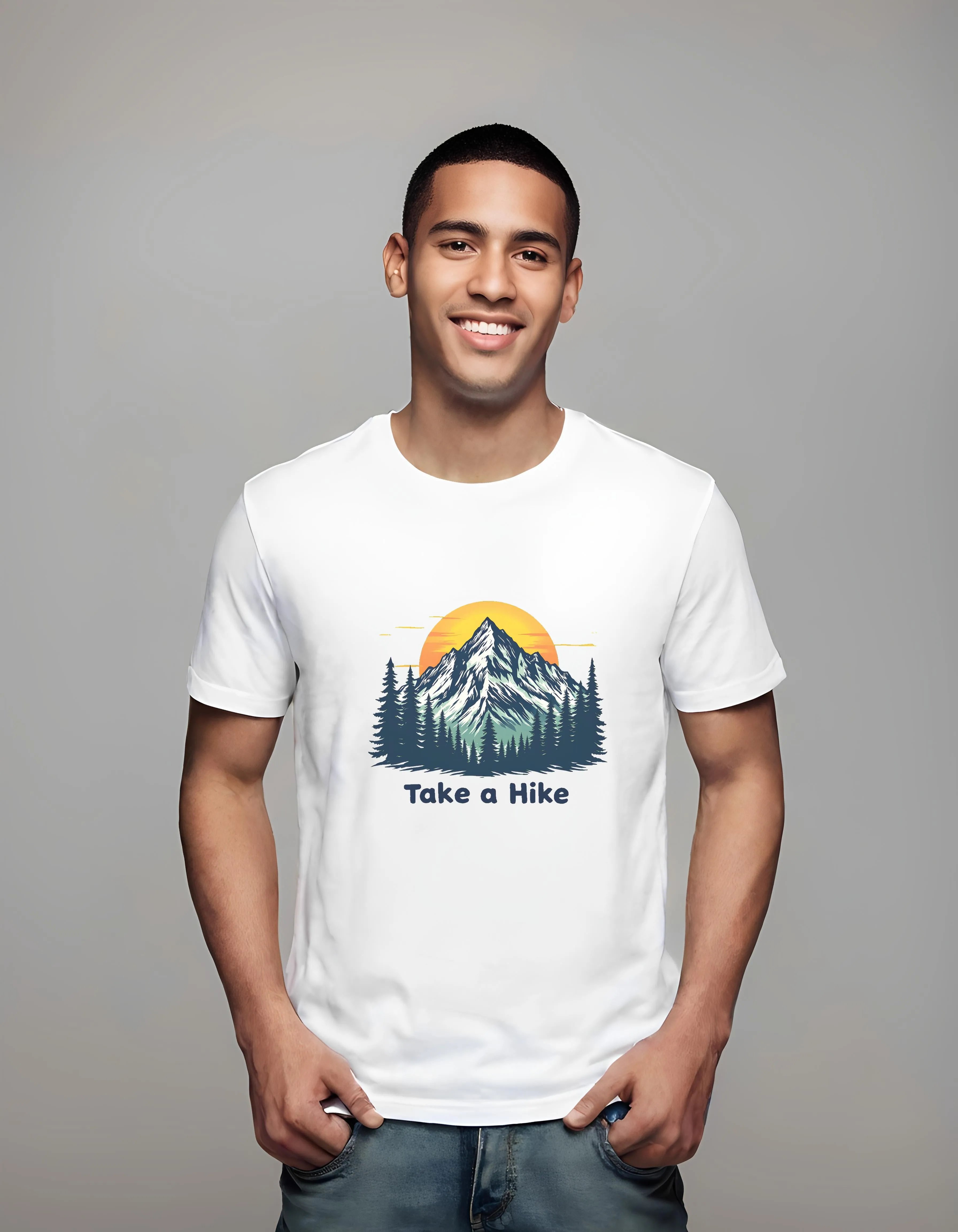 Take a Hike Mountain Design | Classic T-Shirt (Unisex)