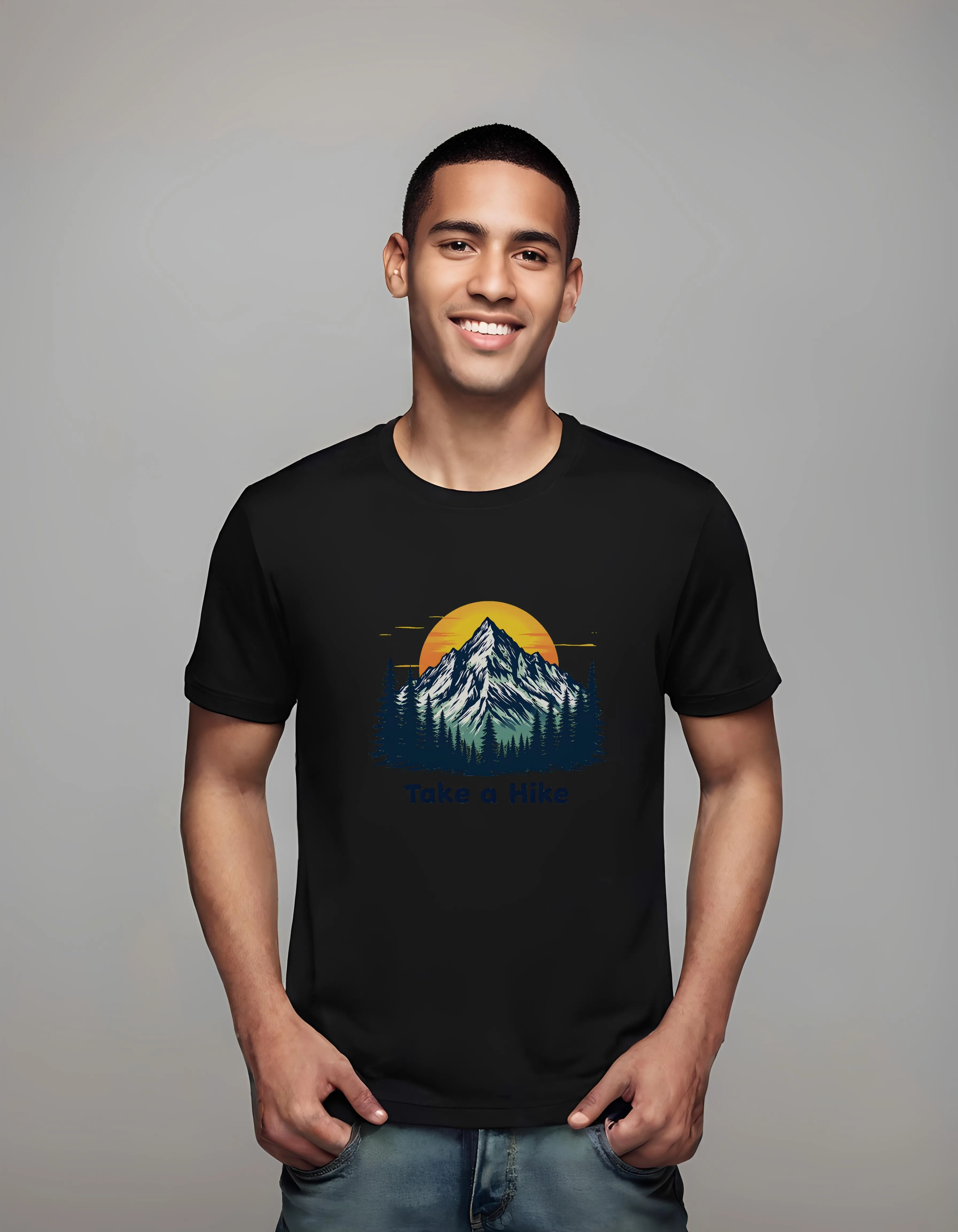 Take a Hike Mountain Design | Classic T-Shirt (Unisex)