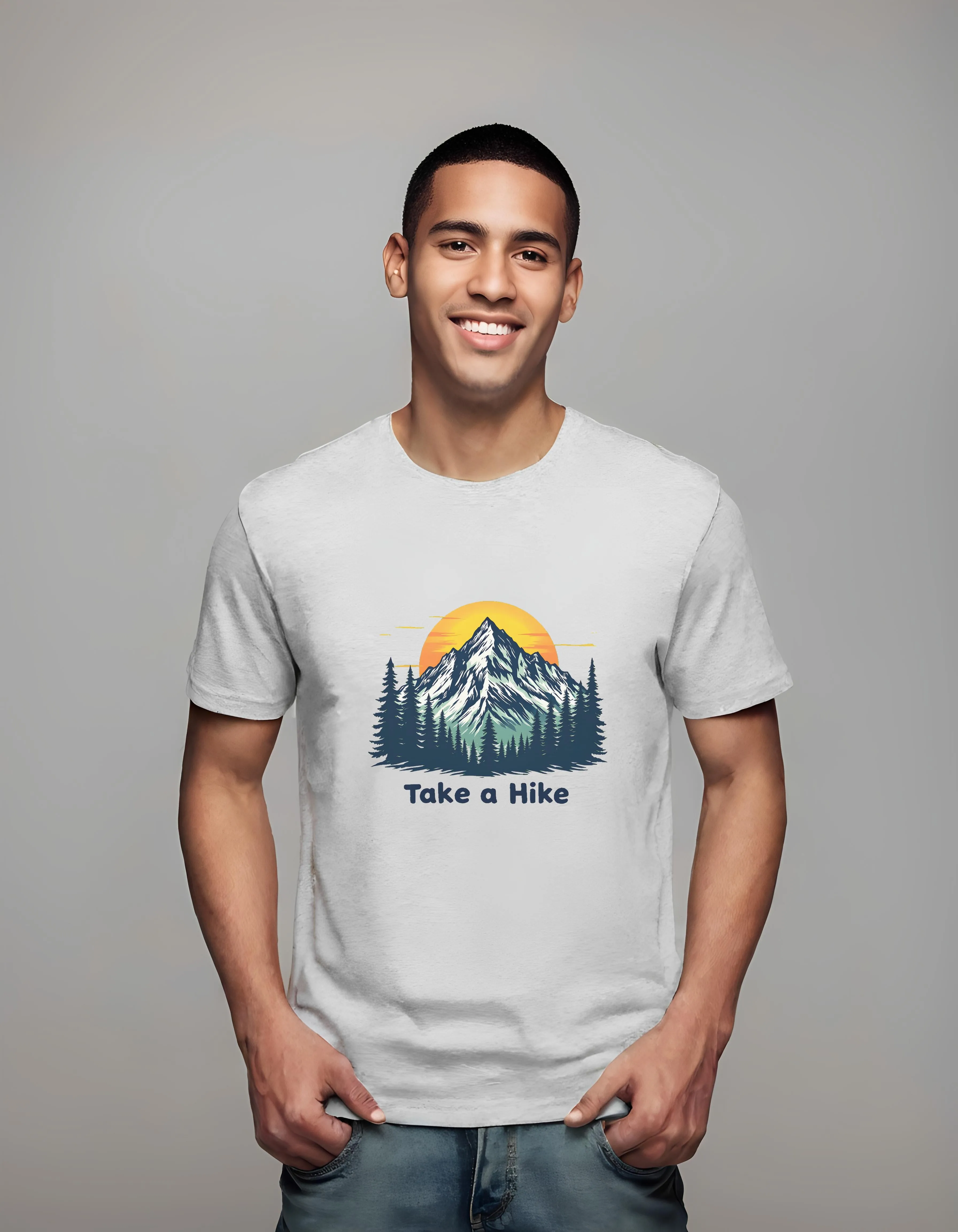 Take a Hike Mountain Design | Classic T-Shirt (Unisex)