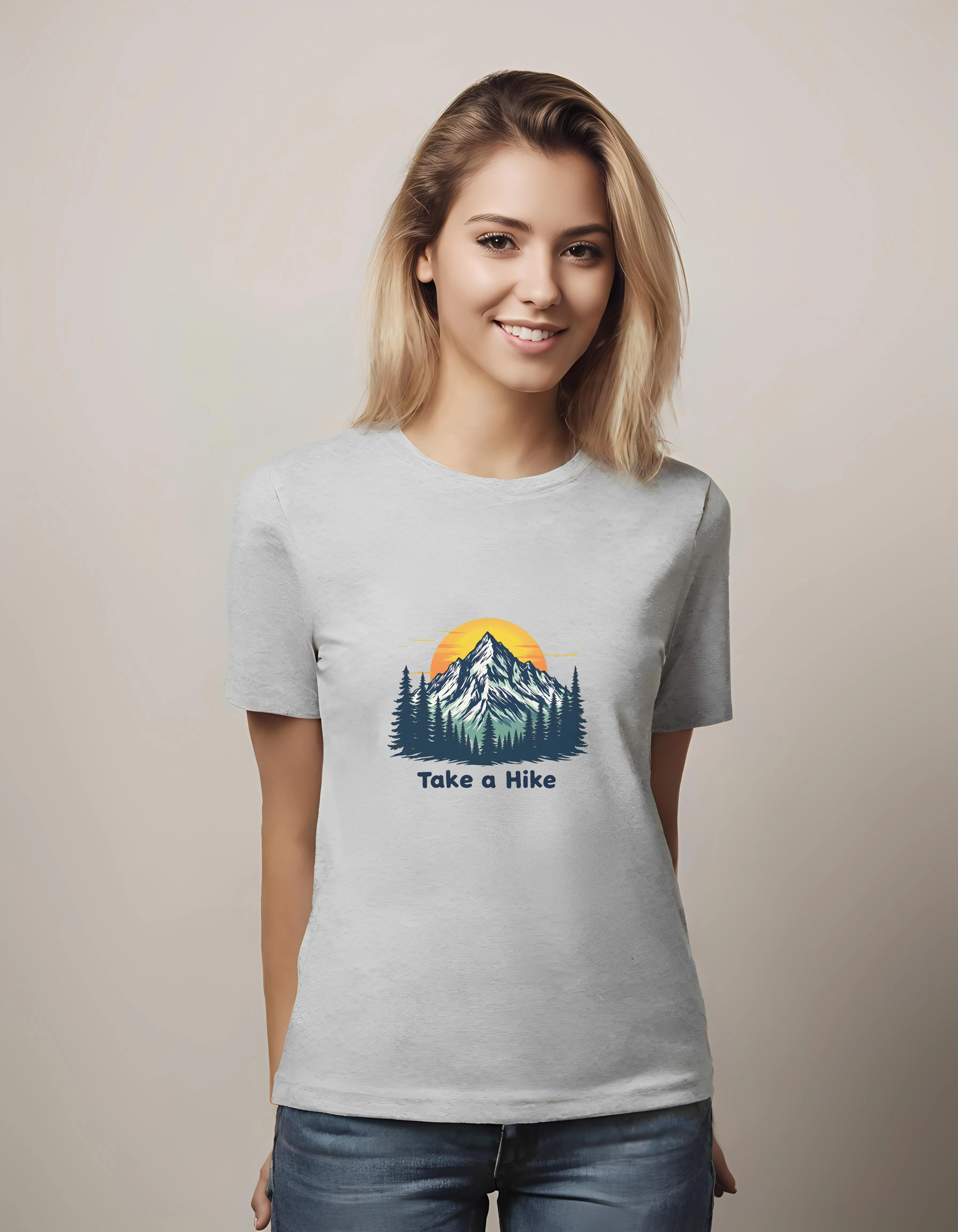 Take a Hike Mountain Design | Classic T-Shirt (Unisex)