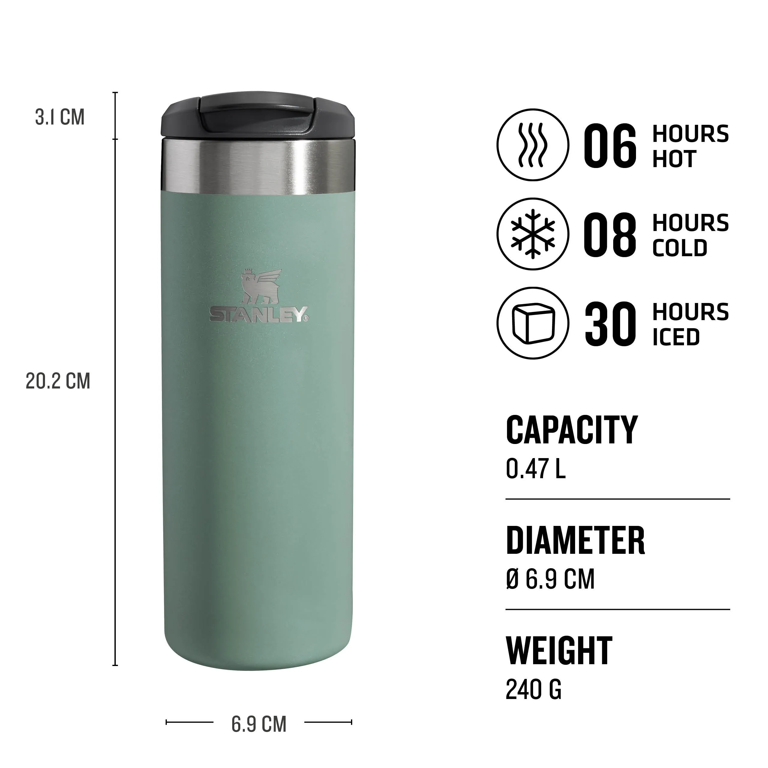 The AeroLight™ Transit Mug | 0.47L - Stanley Create