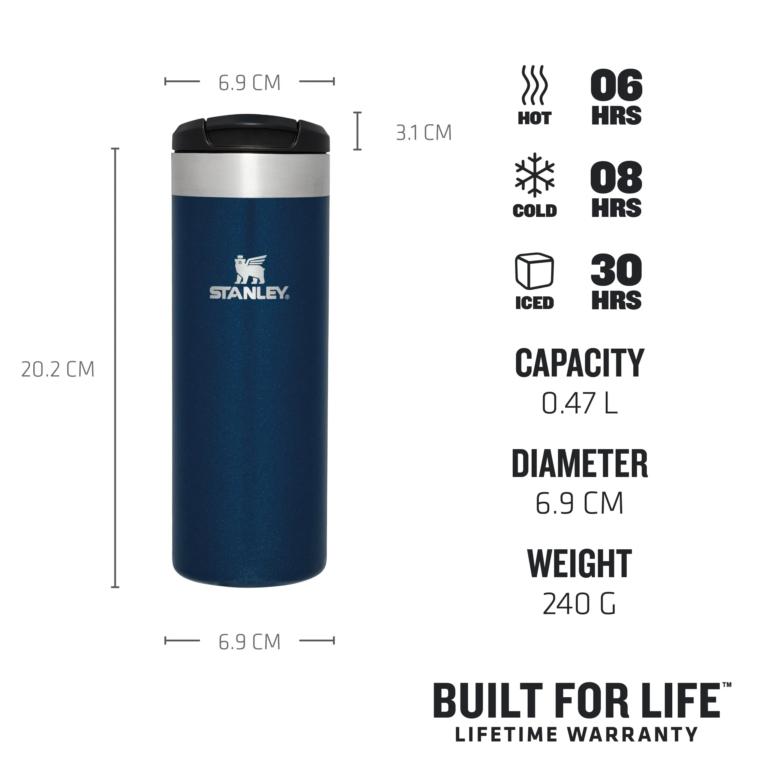 The AeroLight™ Transit Mug | 0.47L - Stanley Create