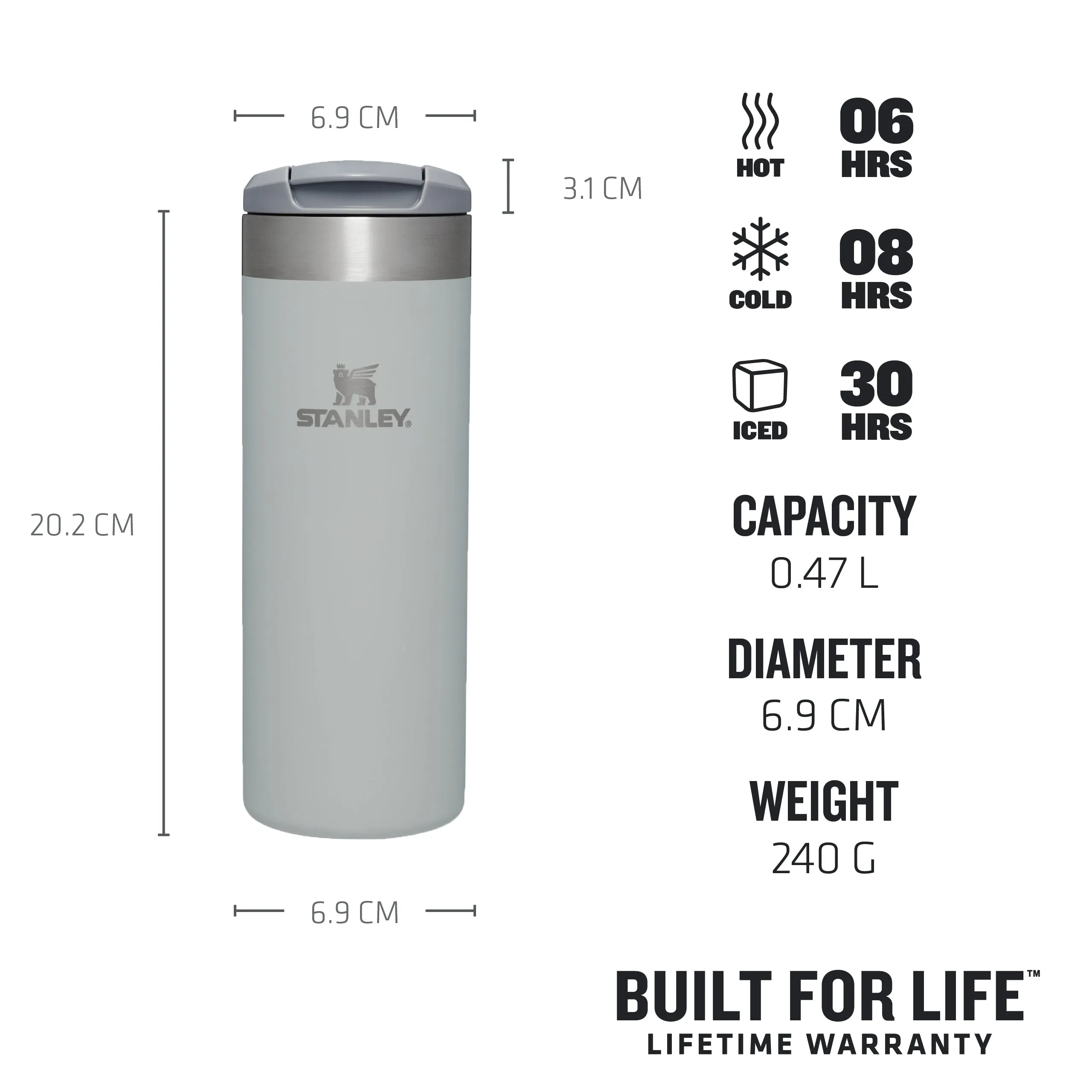 The AeroLight™ Transit Mug | 0.47L - Stanley Create