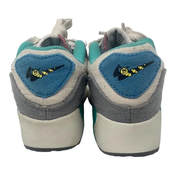 This Nike Air Max 90 “Sprung” With Butterfly Graphics DQ7761 001 Sz 3Y