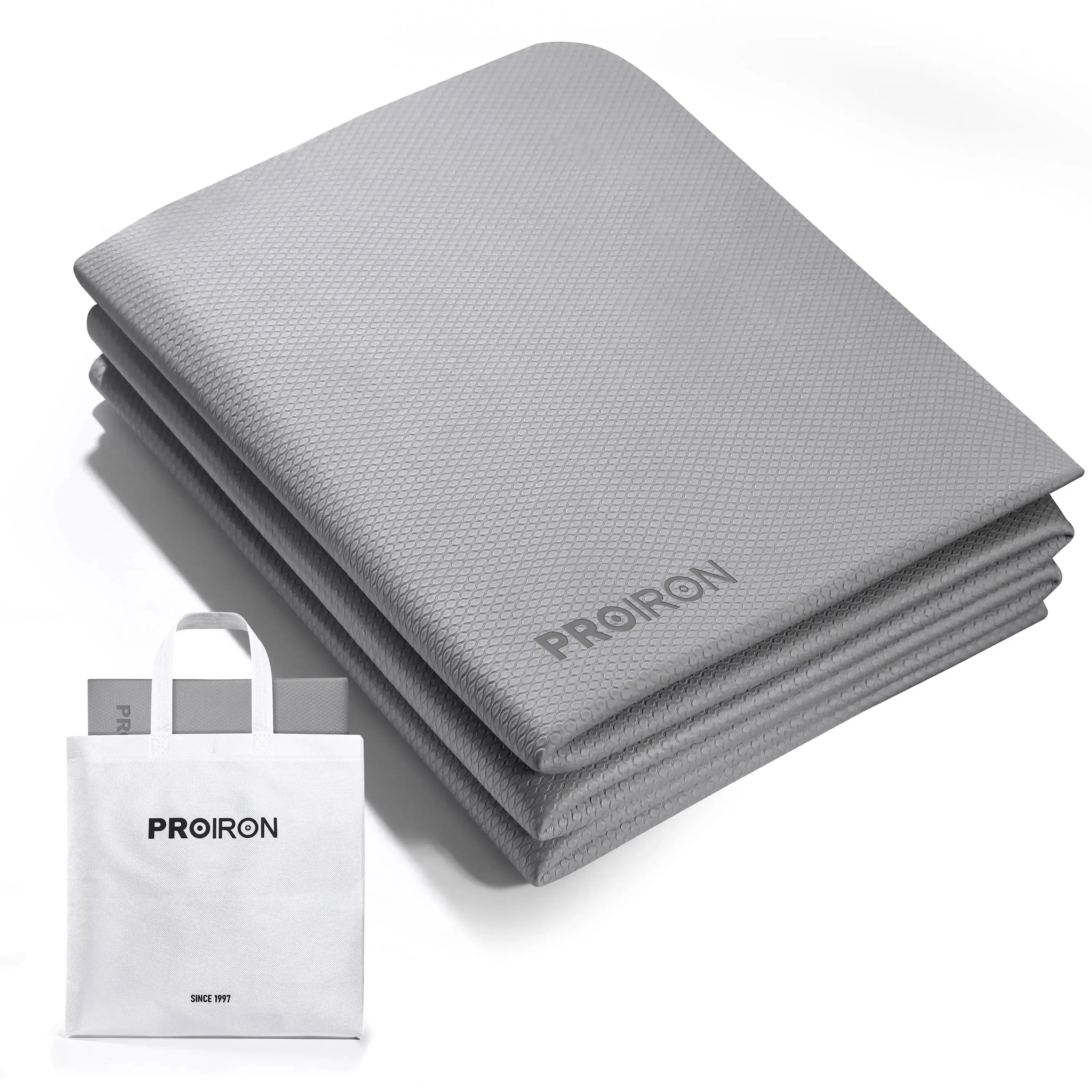 Travel Yoga Mat - TPE Foldable Mat for Yoga, Pilates, and Exercise