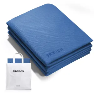 Travel Yoga Mat - TPE Foldable Mat for Yoga, Pilates, and Exercise