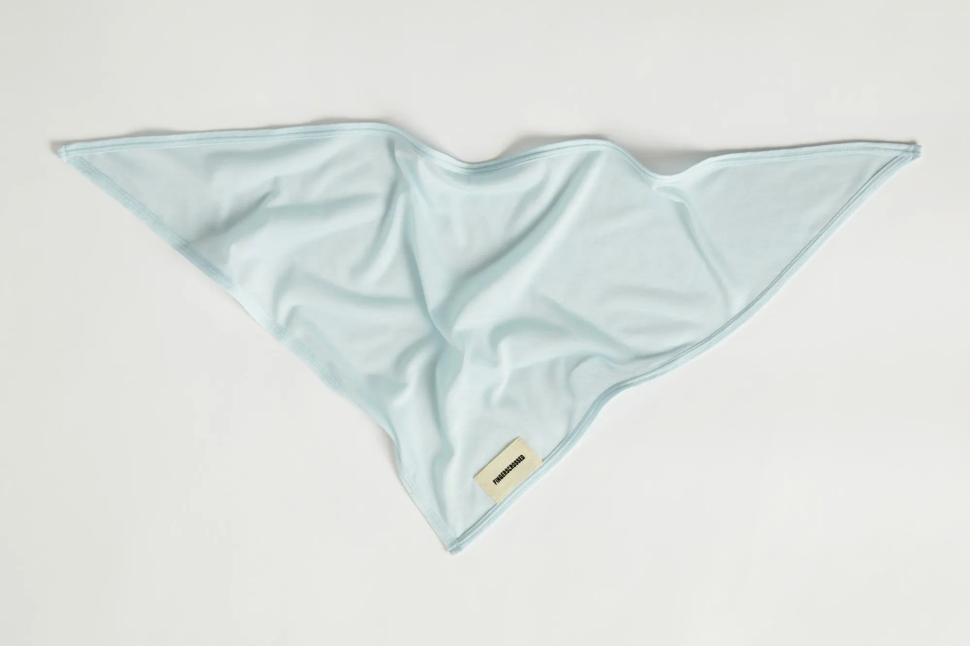 #TRIANGLE SCARF BAVARIAN BLUE