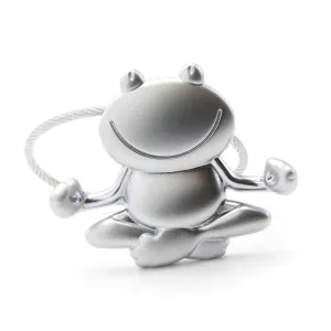 TROIKA Keyring with Yoga Frog OHMM
