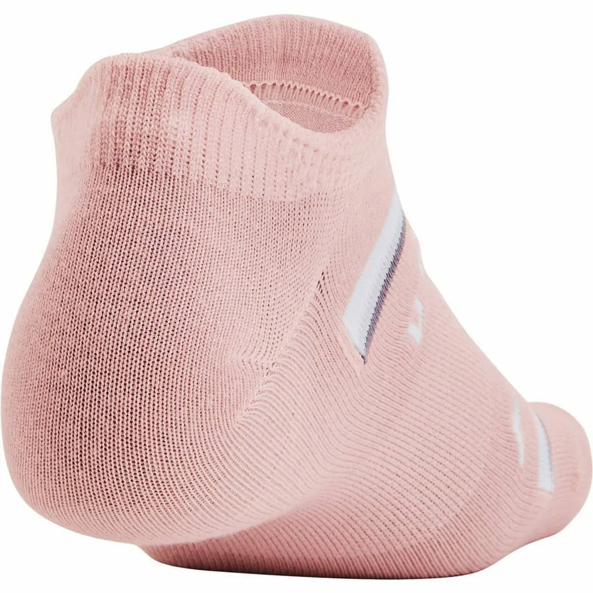 Under Armour Essential (6 Pack) Womens No Show Socks - Pink