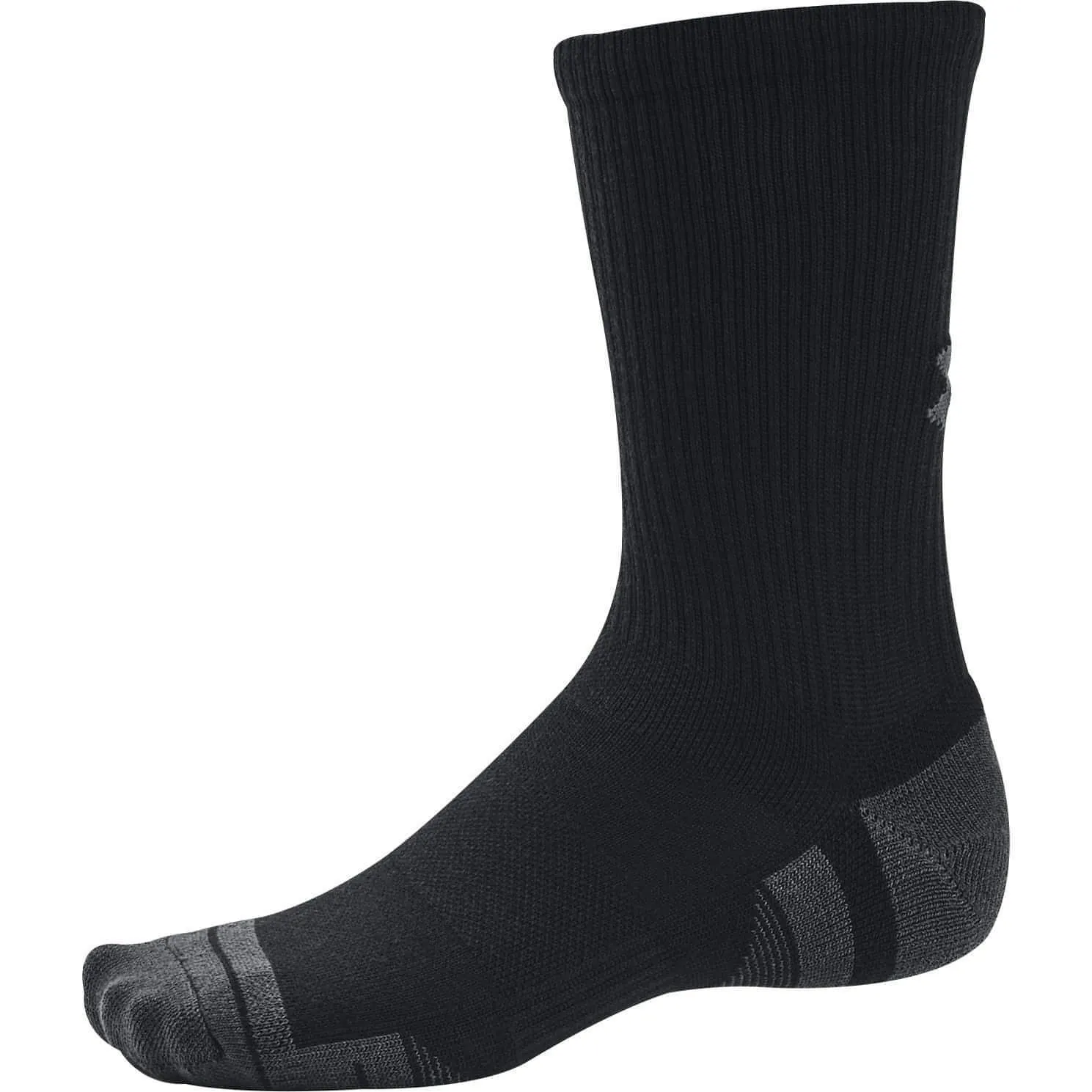 Under Armour Performance Tech (3 Pack) Crew Socks - Black