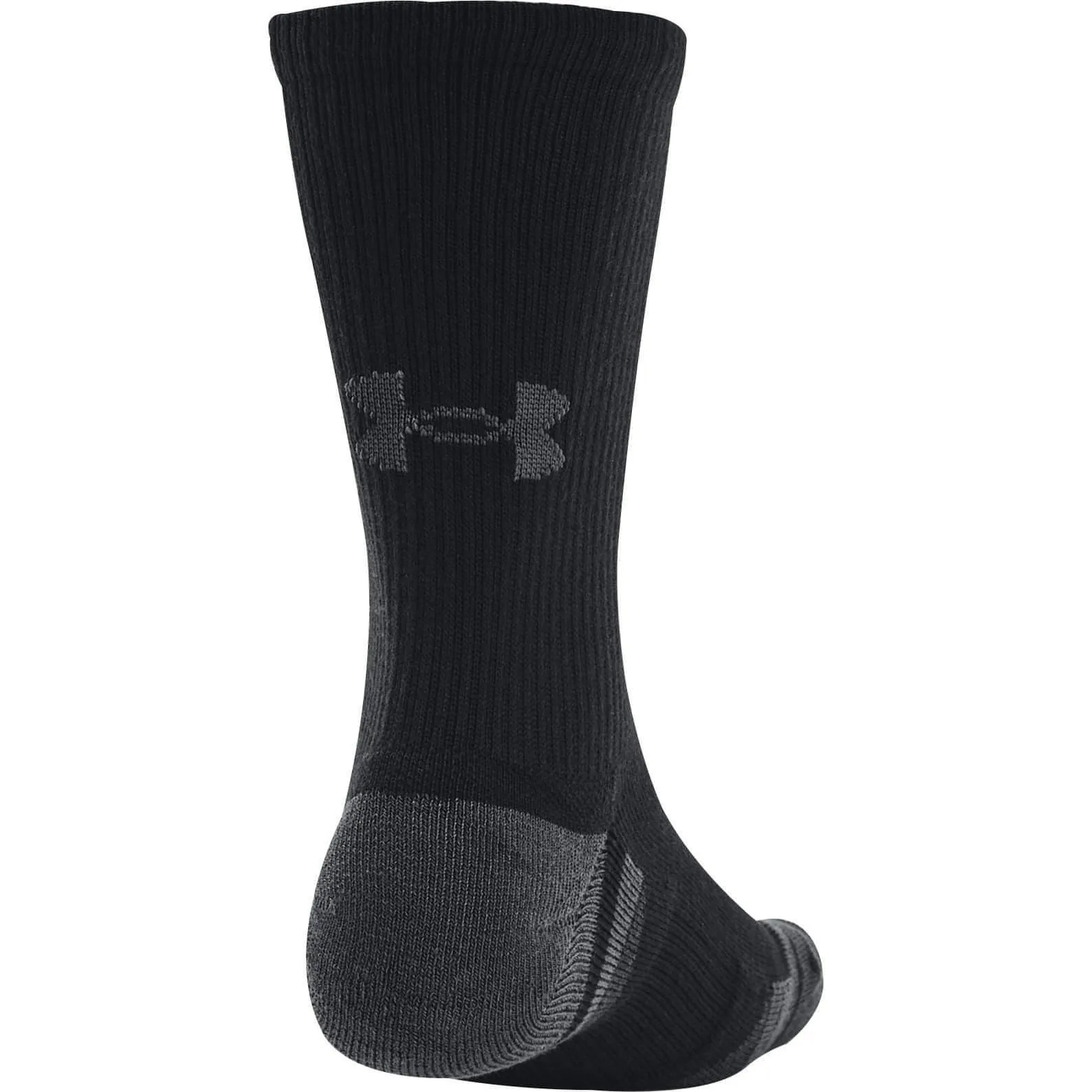 Under Armour Performance Tech (3 Pack) Crew Socks - Black