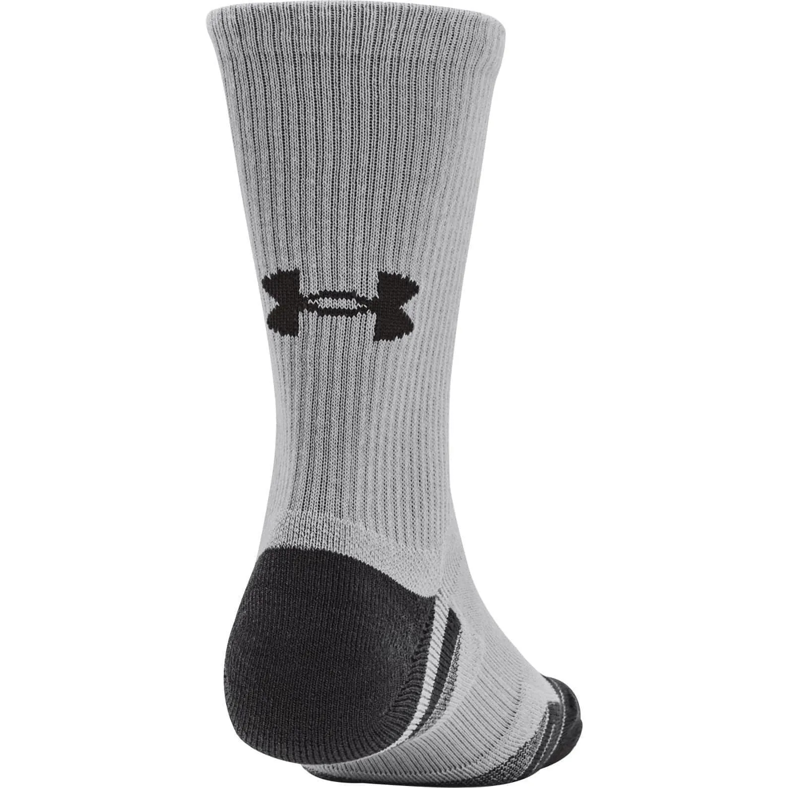Under Armour Performance Tech (3 Pack) Crew Socks - Grey