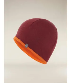 UNISEX 200 OASIS REVERSIBLE BEANIE - PORT/BLAZE - ONE SIZE