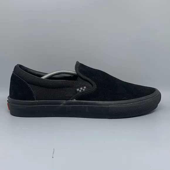 Vans Pro Slip-On Black Skate Shoes Men's Sz 13