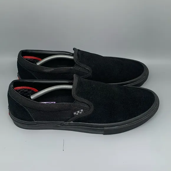 Vans Pro Slip-On Black Skate Shoes Men's Sz 13