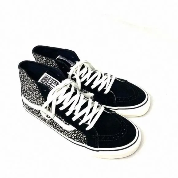 VANS Sk8-Hi Decon Sneakers Canvas Suede Black For VN0A4BX64WM Shoes Skate Men