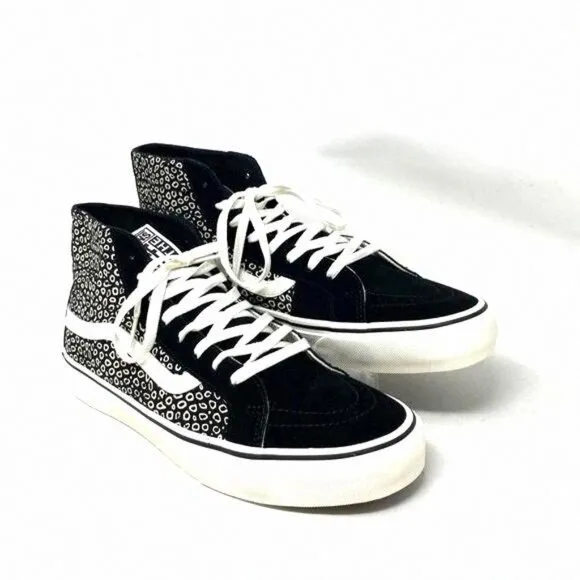 VANS Sk8-Hi Decon Sneakers Canvas Suede Black For VN0A4BX64WM Shoes Skate Men