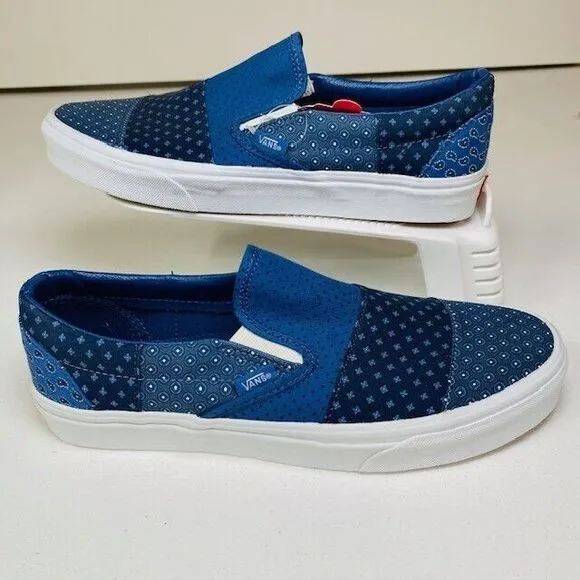 Vans‎ Tie Print Patch Work Slip-On Sneaker Men's 10 Women's 11.5