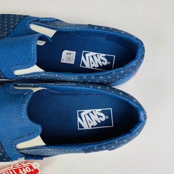 Vans‎ Tie Print Patch Work Slip-On Sneaker Men's 10 Women's 11.5