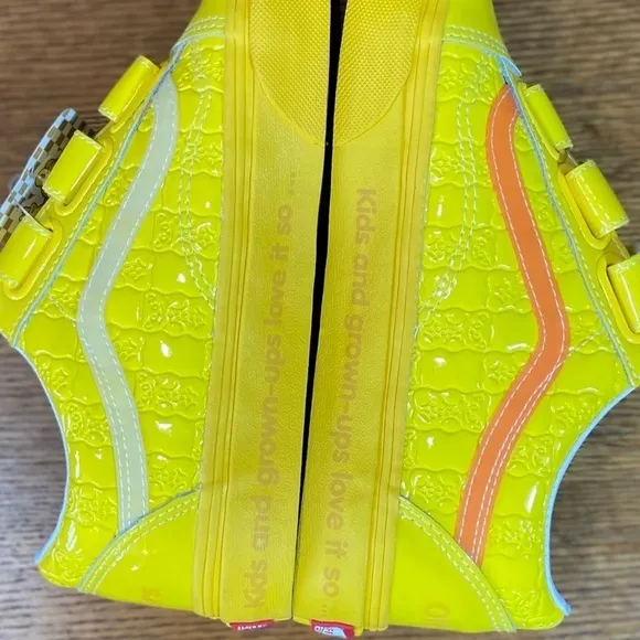 Vans x Haribo Old Skool V Checkerboard Skate Shoe Mens 6.5 Womens 8 Yellow NEW