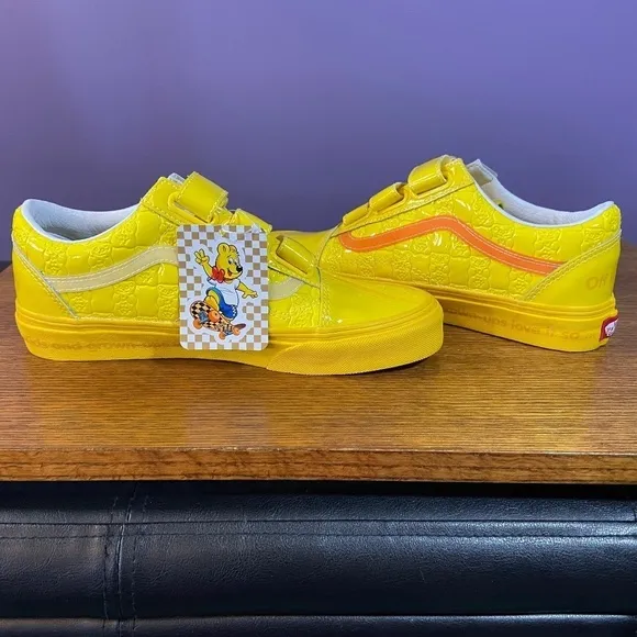 Vans x Haribo Old Skool V Checkerboard Skate Shoe Mens 6.5 Womens 8 Yellow NEW